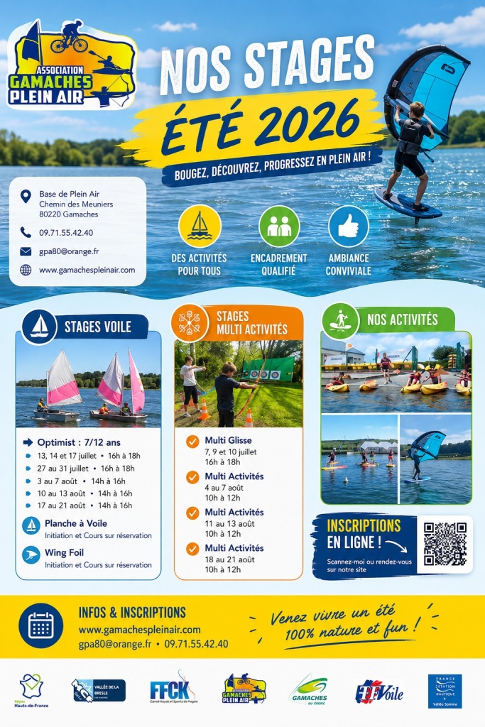 Stages Eté 2026